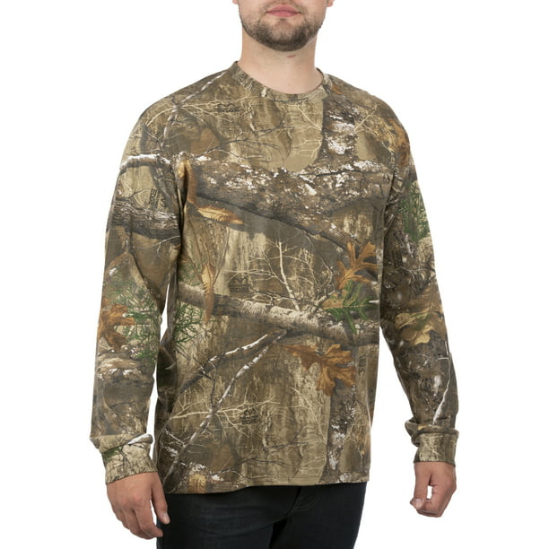 Real Tree Camouflage Deer Men 3D Printed Hooded Sweatshirt Casual Pockets 